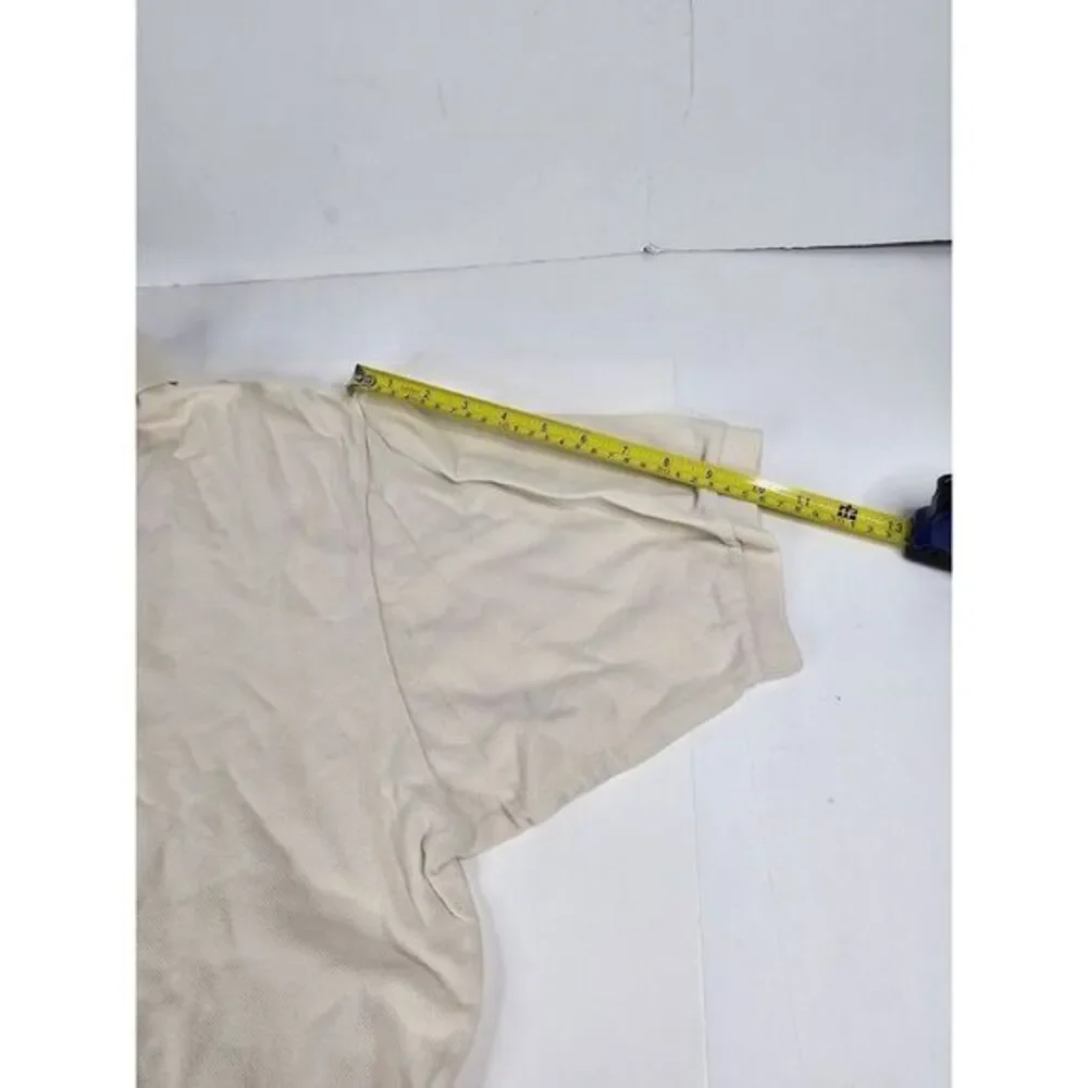 Vintage Polo Ralph Lauren Shirt Mens 2XL XXL White 100% Cotton Golf 80s 90s‎ Y2K